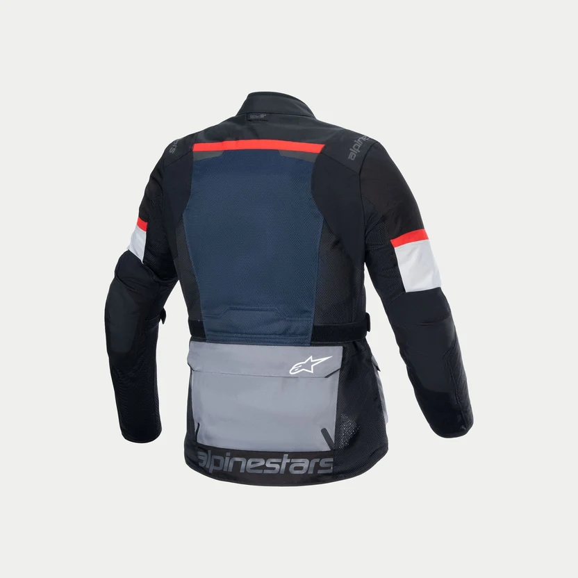 Alternative view of Alpinestars Andes Air Drystar Deep Blue Black Ice Gray Jacket