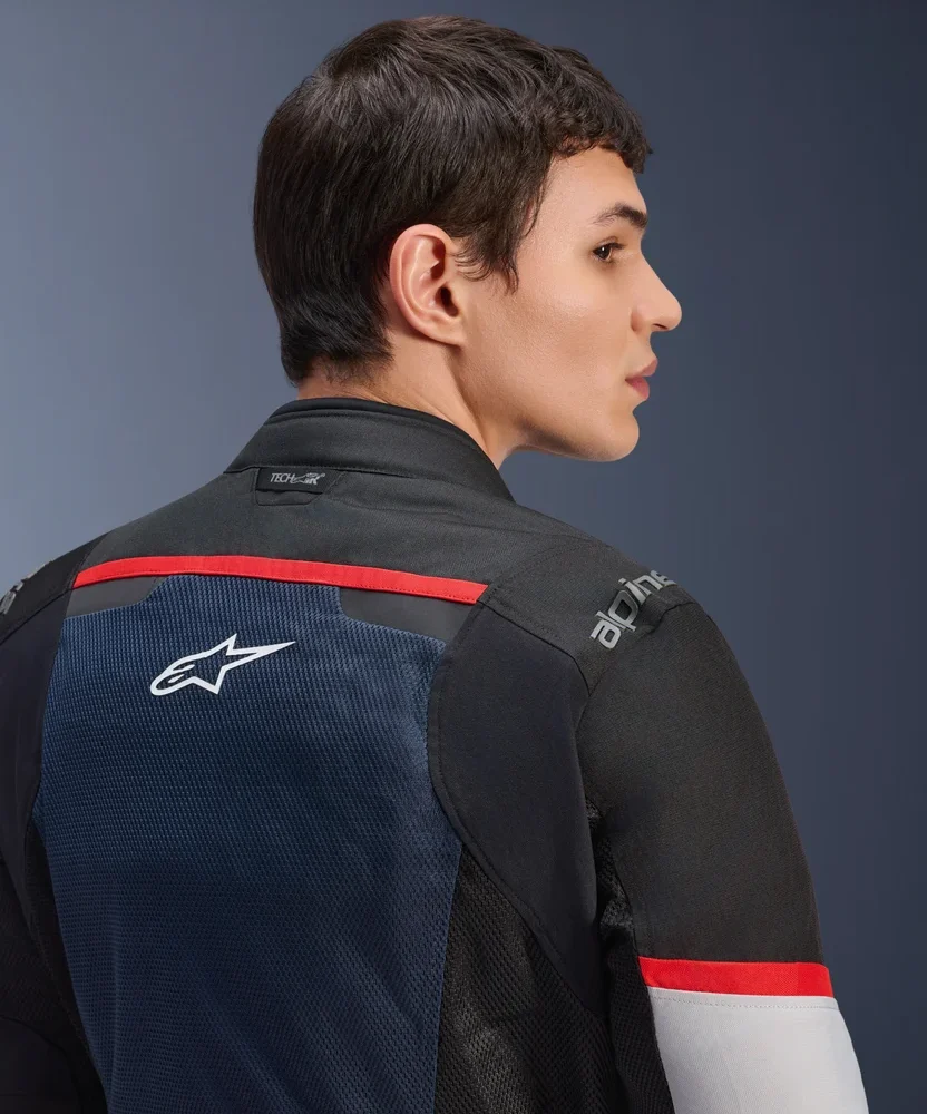 Alpinestars Andes Air Drystar Deep Blue Black Ice Gray Jacket - Image 4