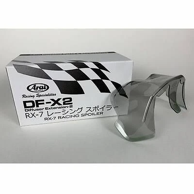 Arai Diffuser Extension/Spoiler RX7X Light Smoke Diffuser Ext