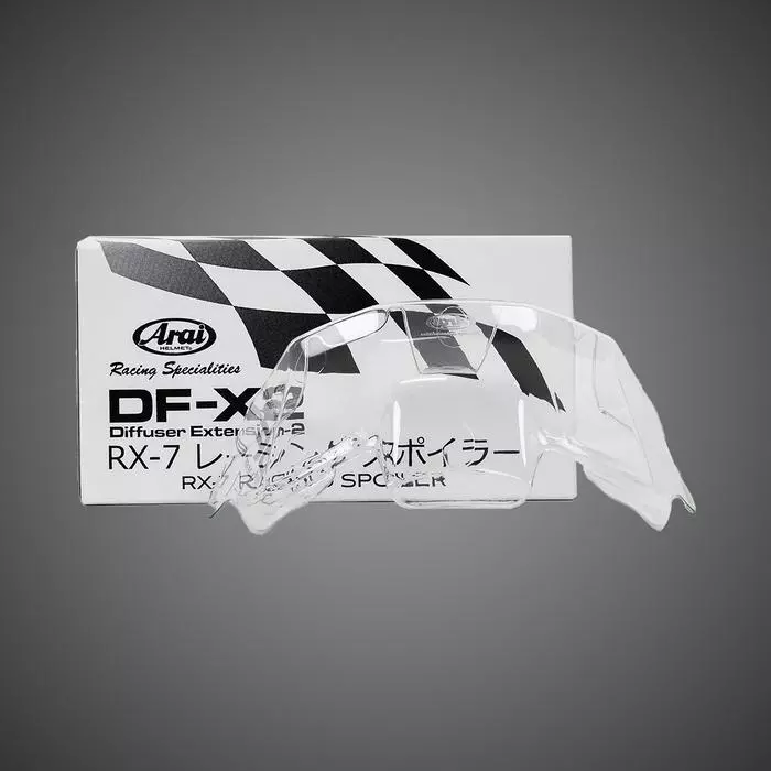 Arai Diffuser Extension/Spoiler RX7X Clear Diffuser Ext