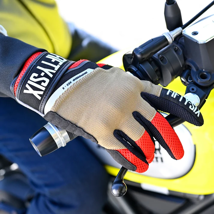 Alternative view of 56design Spidi Neo-S Black Sand Red Gloves