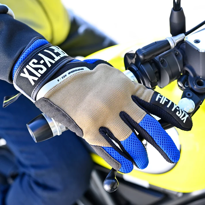 Alternative view of 56design Spidi Neo-S Black Sand Blue Gloves