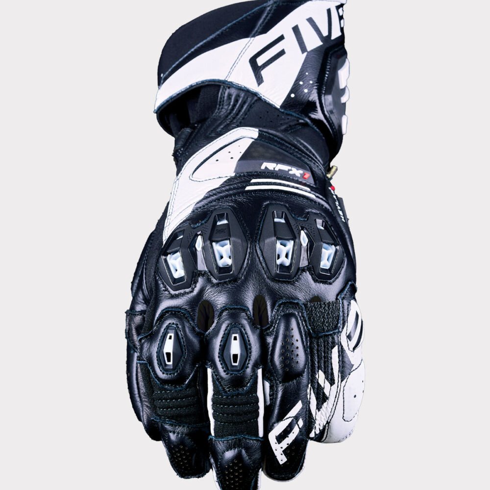 Five RFX1 Evo Black White Gloves
