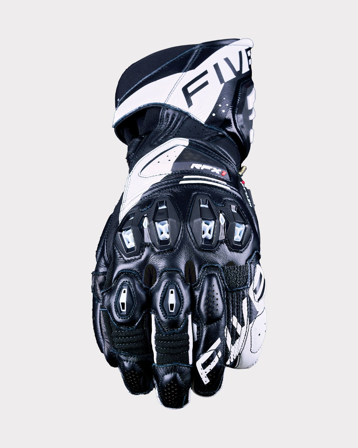 Five RFX1 Evo Black White Gloves