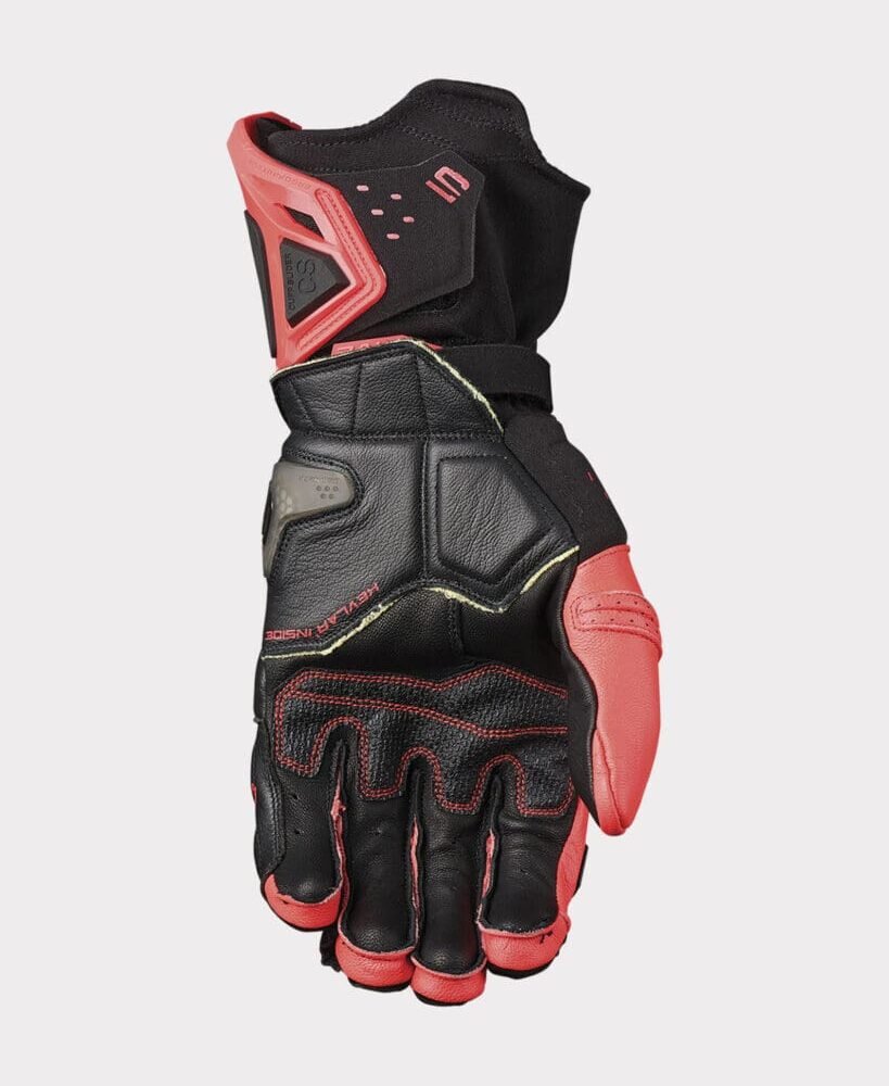 Five RFX2 Evo Black Fluo Red Gloves - Image 2