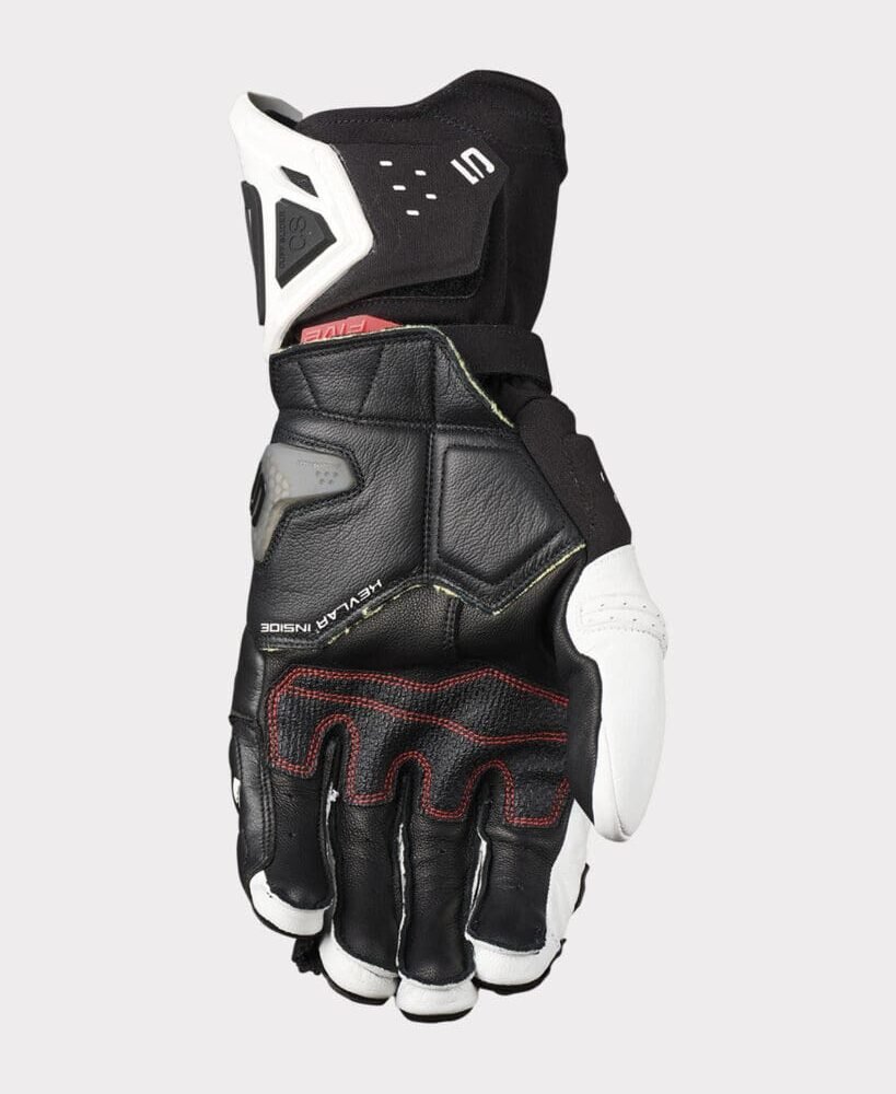 Five RFX2 Evo Black White Gloves - Image 2