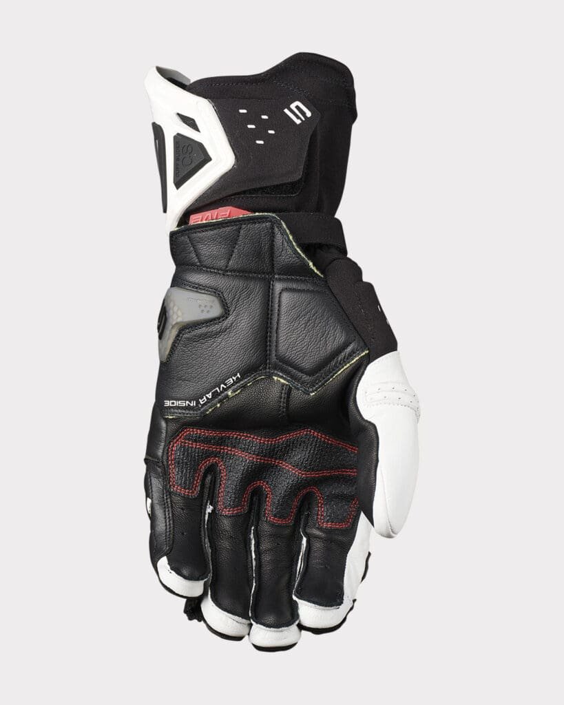 Five RFX2 Evo Black White Gloves - Image 2