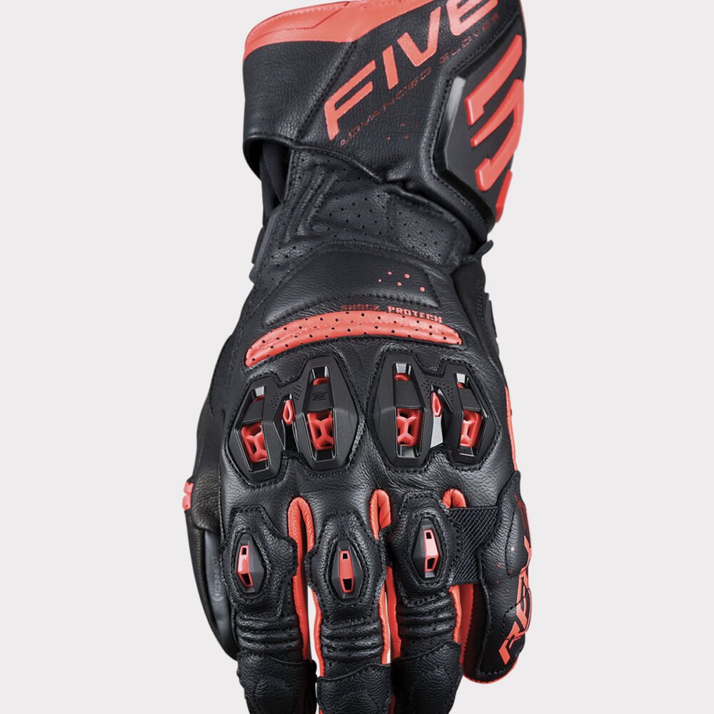 Five RFX3 Evo Black Fluo Red Gloves