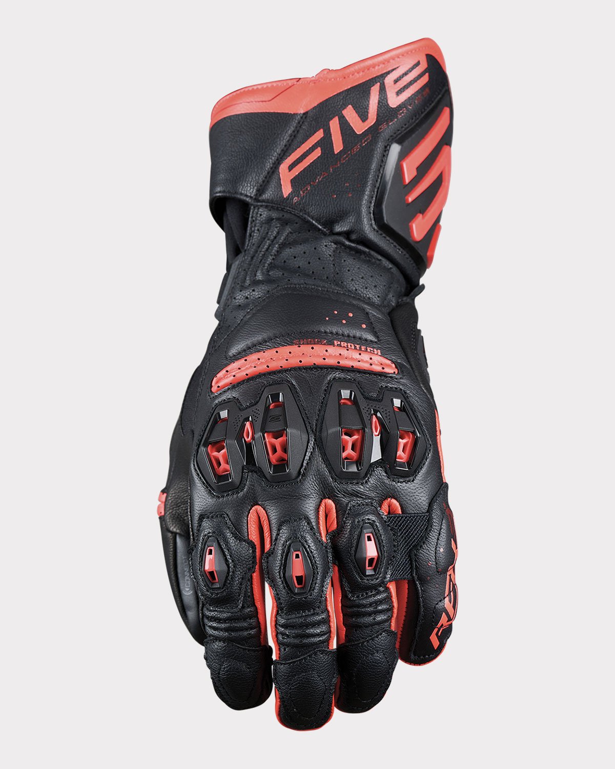 Five RFX3 Evo Black Fluo Red Gloves