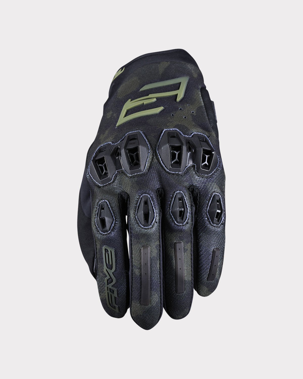 Five Stunt Evo 2 Camo Khaki Gloves