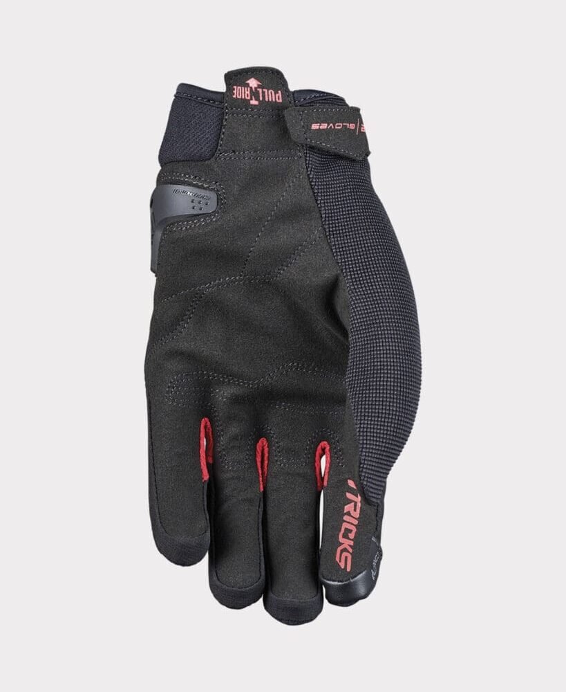 Alternative view of Five Tricks Black Red Gloves