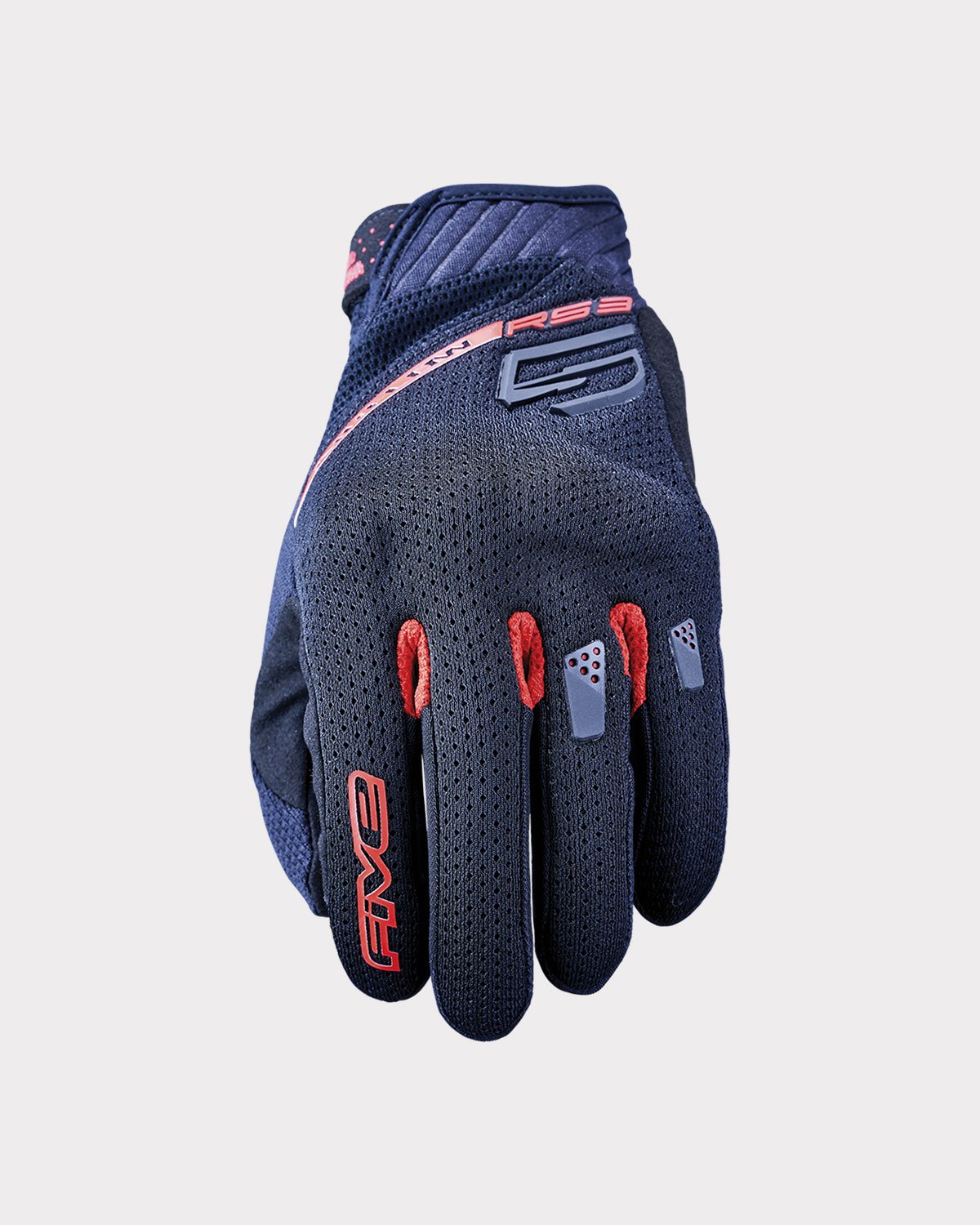 Five RS3 Evo Airflow Black Red Gloves
