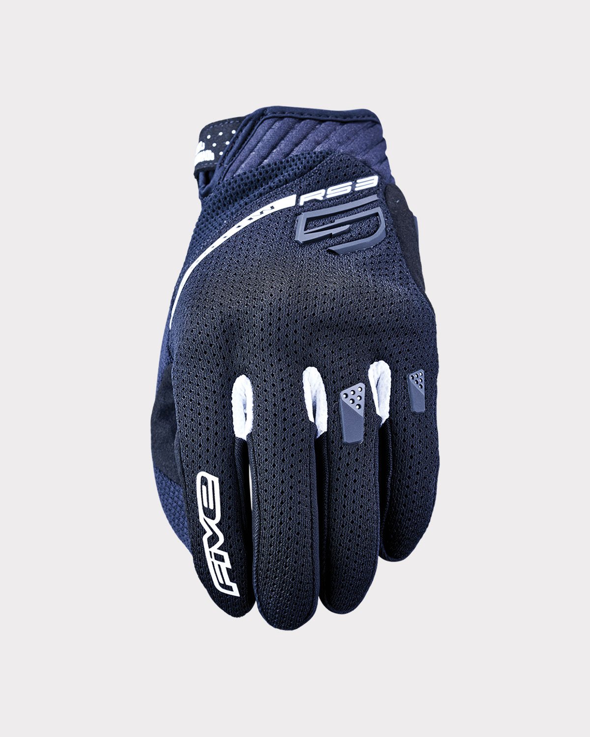 Five RS3 Evo Airflow Black White Gloves