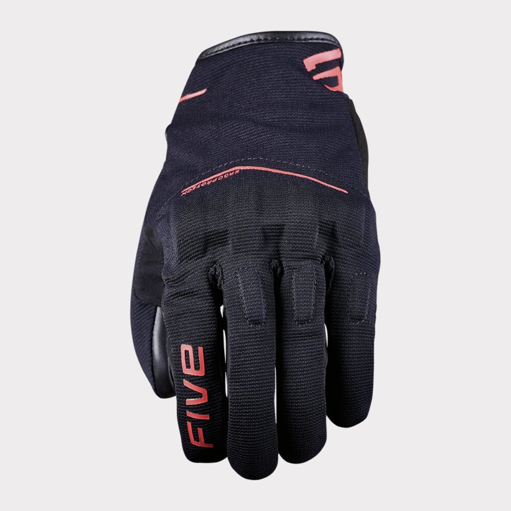 Five RS4 Evo Black Fluo Red Gloves