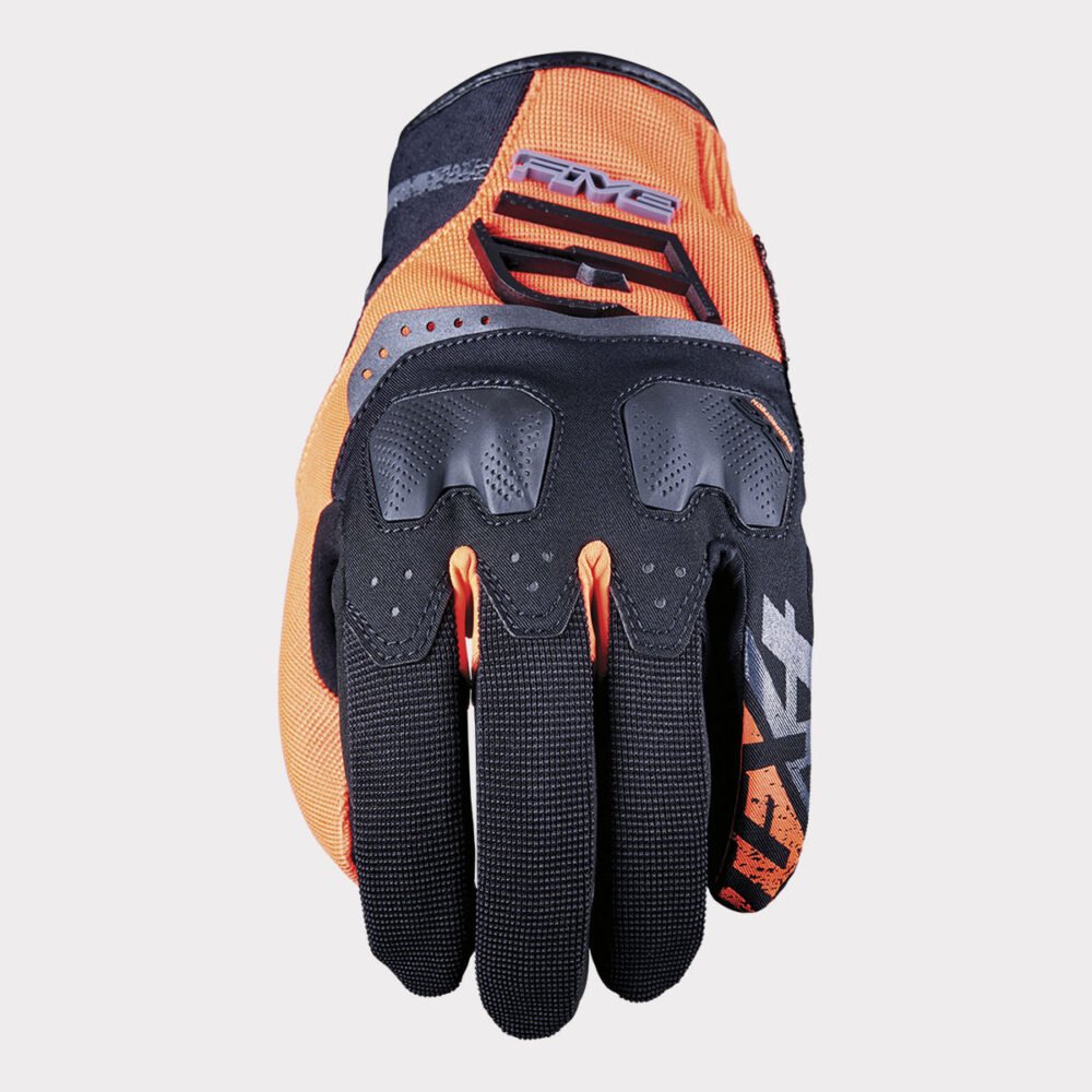 Five TFX4 Black Fluo Orange Gloves