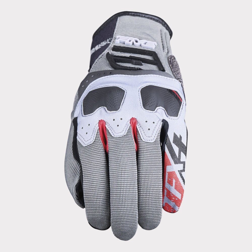 Five TFX4 Grey Red Gloves