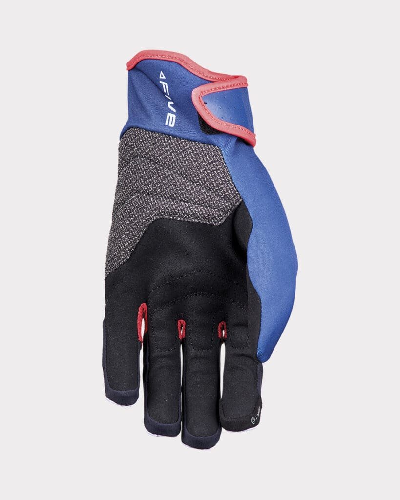 Five TFX5 Grey Blue Red Gloves - Image 2