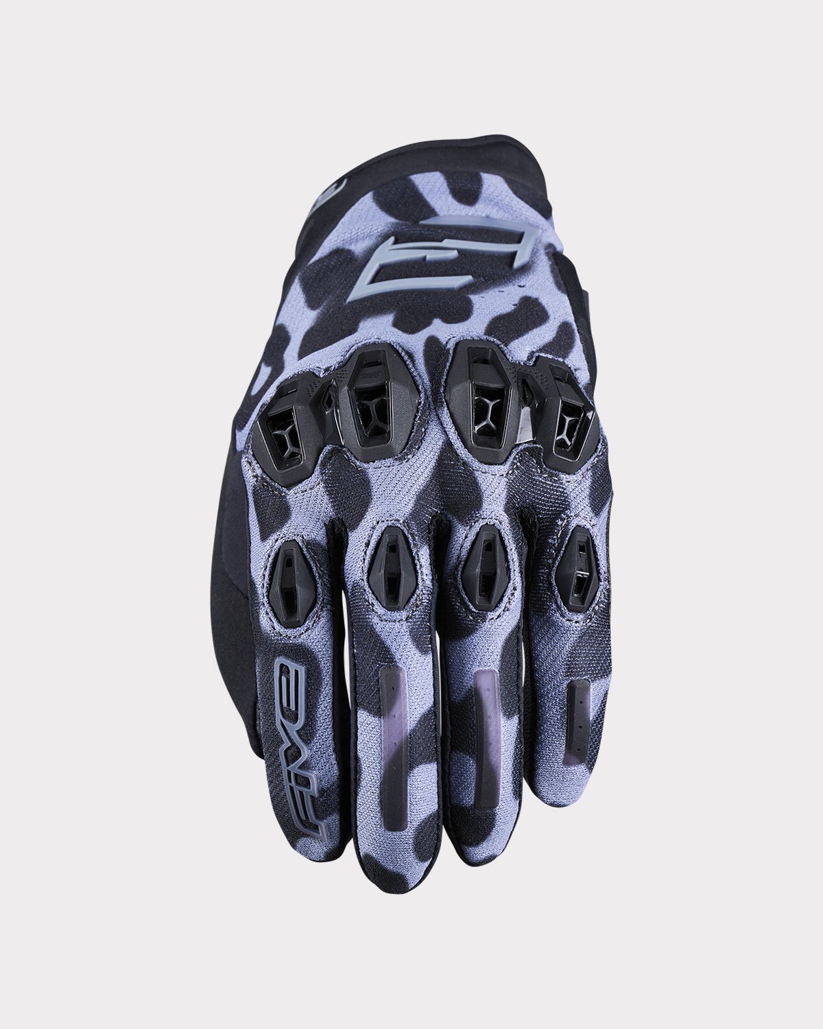 Five Stunt Evo 2 Woman Leopard Grey Gloves