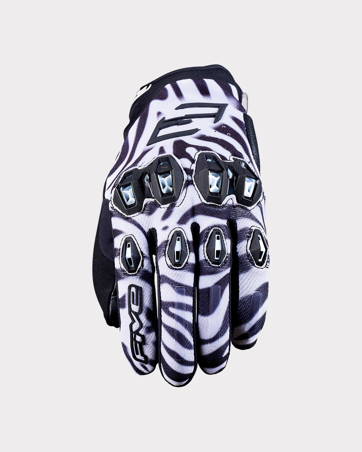 Five Stunt Evo 2 Woman Zebra Black White Gloves