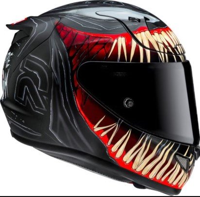 Alternative view of HJC RPHA 12 Venom 3 Marvel