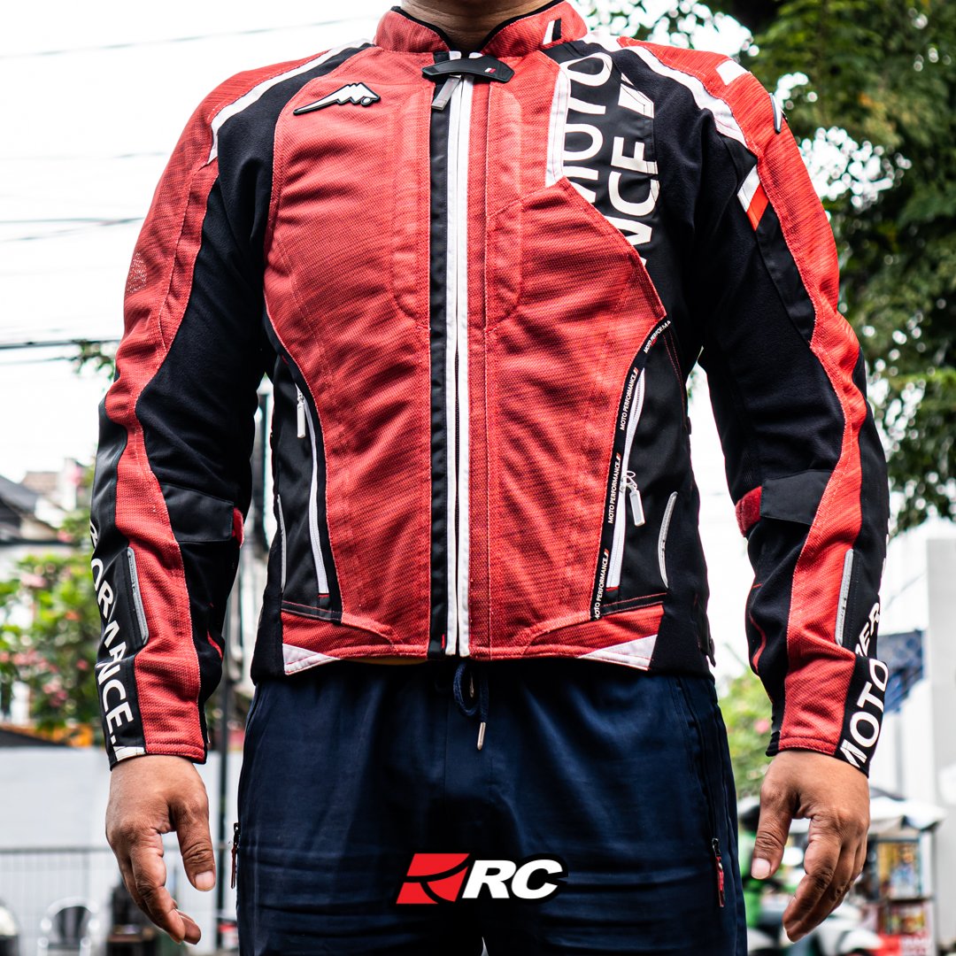 Kushitani K 2336 Air Contend Red Jacket - Image 2