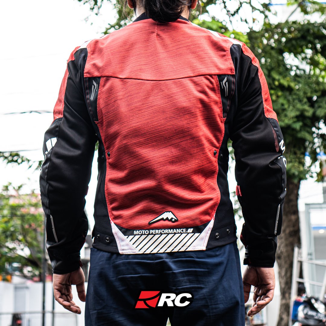 Kushitani K 2336 Air Contend Red Jacket - Image 7