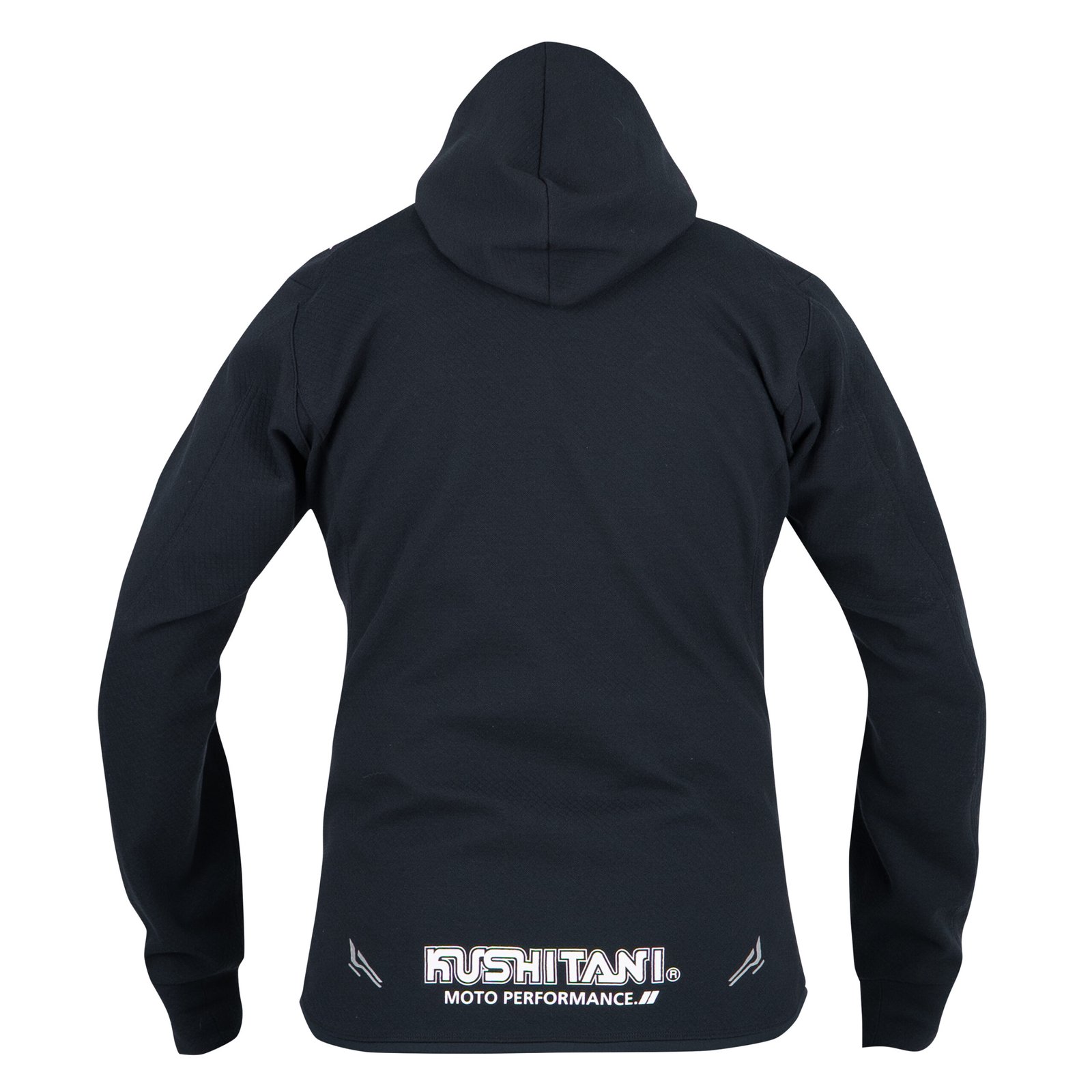 Kushitani K 1385 Rebro Hoodie Black Hoodie - Image 2