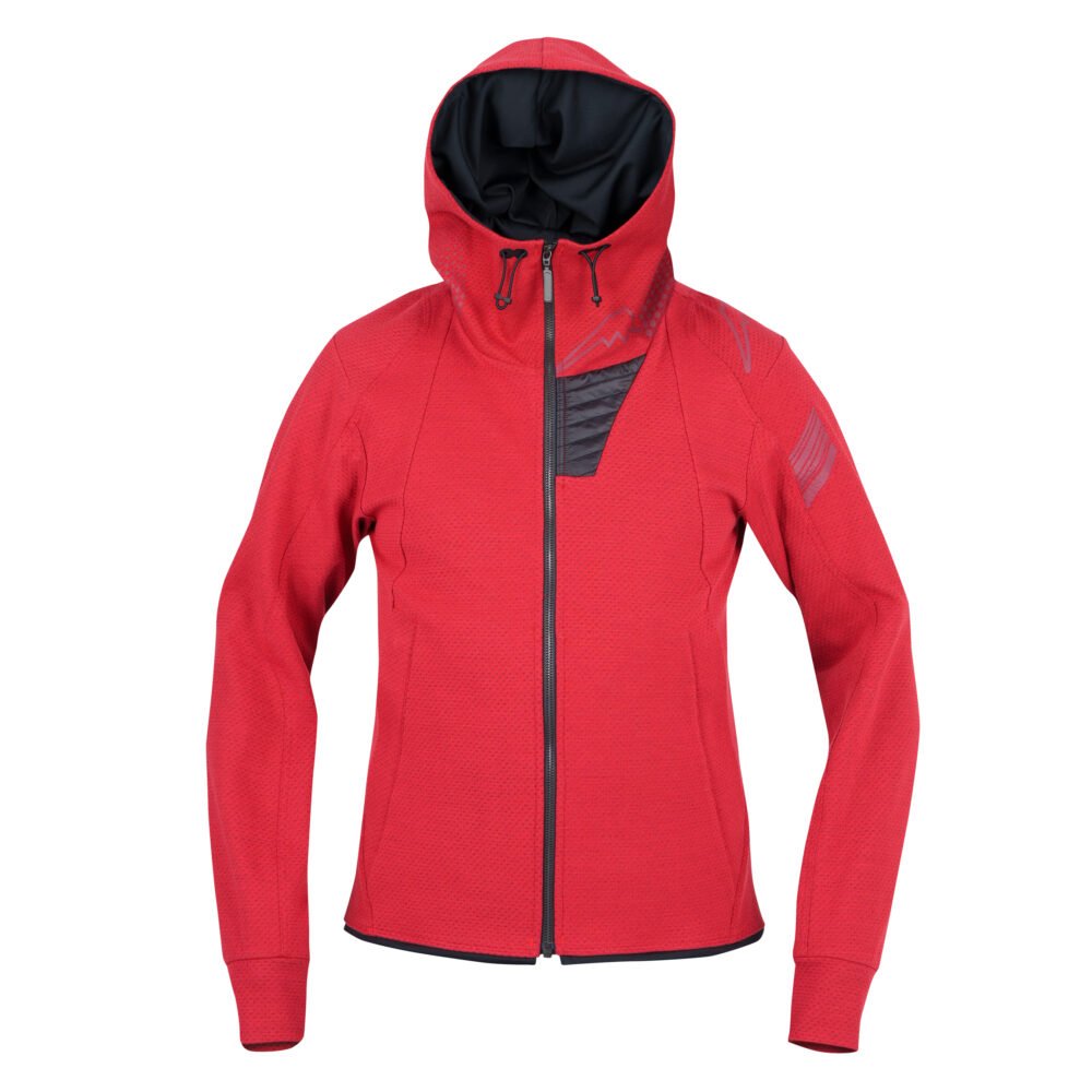 Kushitani K 1385 Rebro Hoodie Red Hoodie