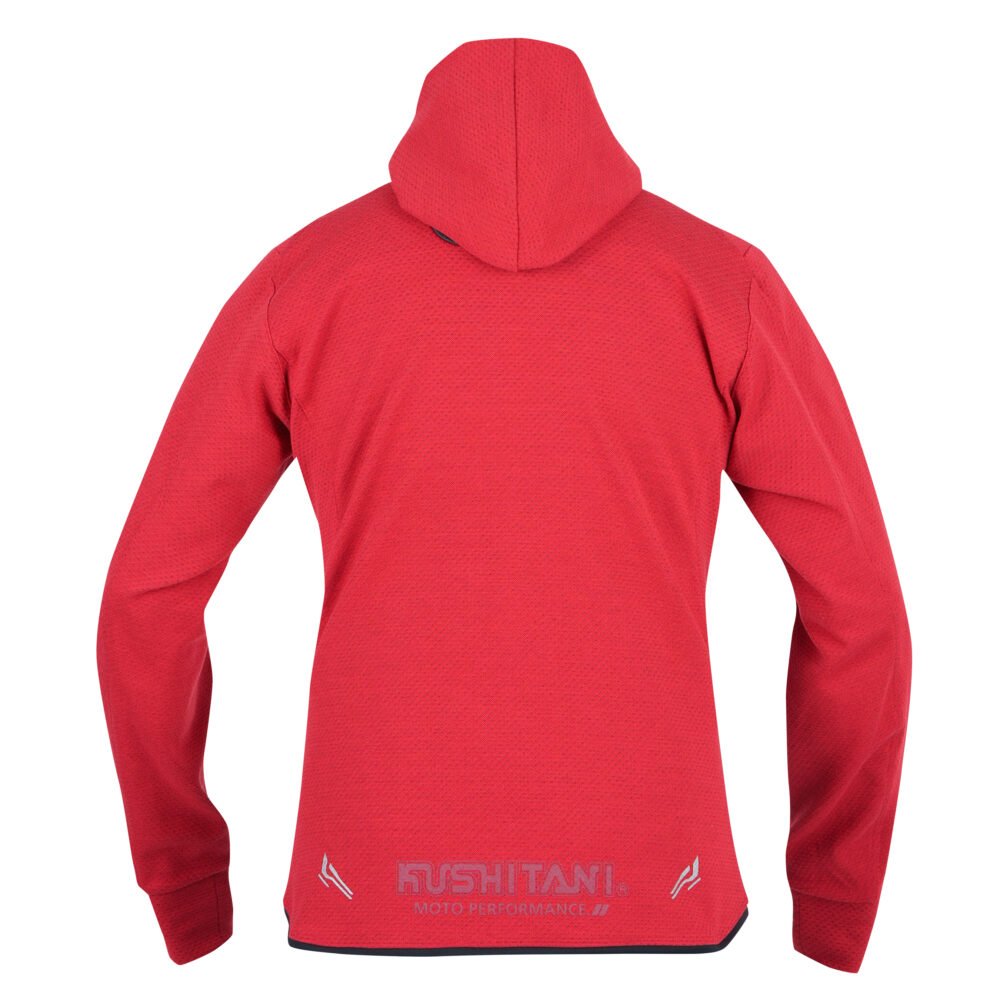 Alternative view of Kushitani K 1385 Rebro Hoodie Red Hoodie