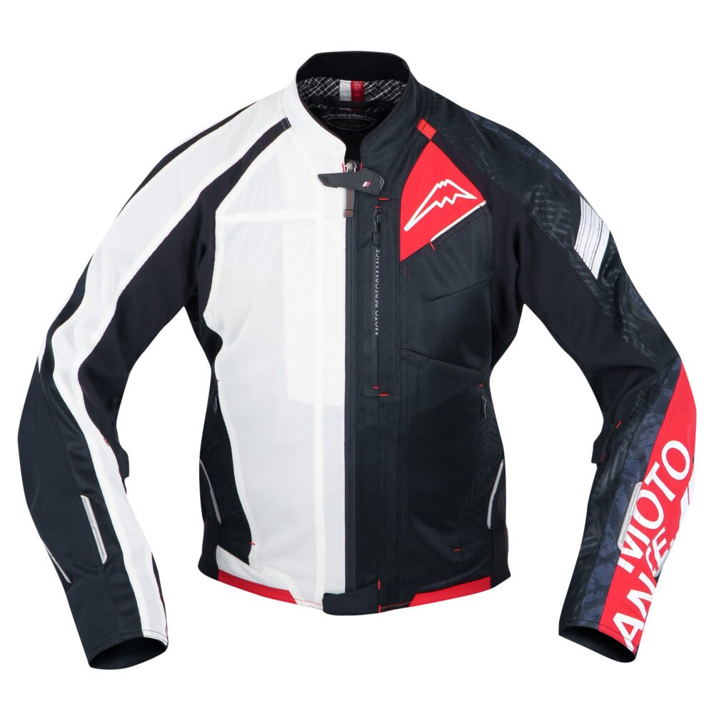 Kushitani K 2454 Air Contend White Black Jacket