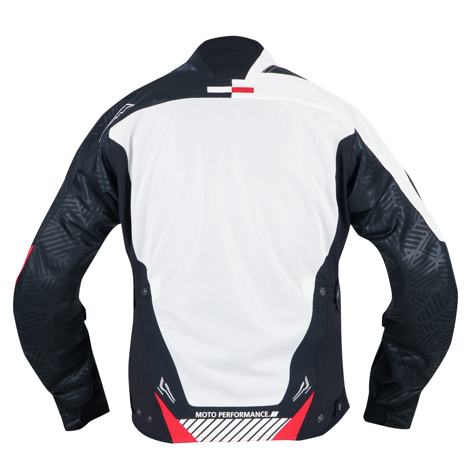 Kushitani K 2454 Air Contend White Black Jacket - Image 2
