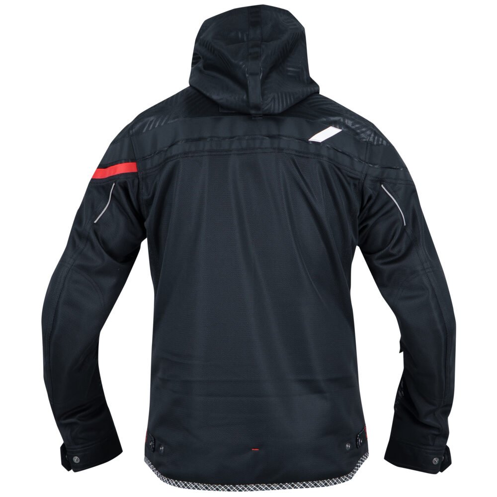 Alternative view of Kushitani K 2455 Full Mesh Parka Black Jacket