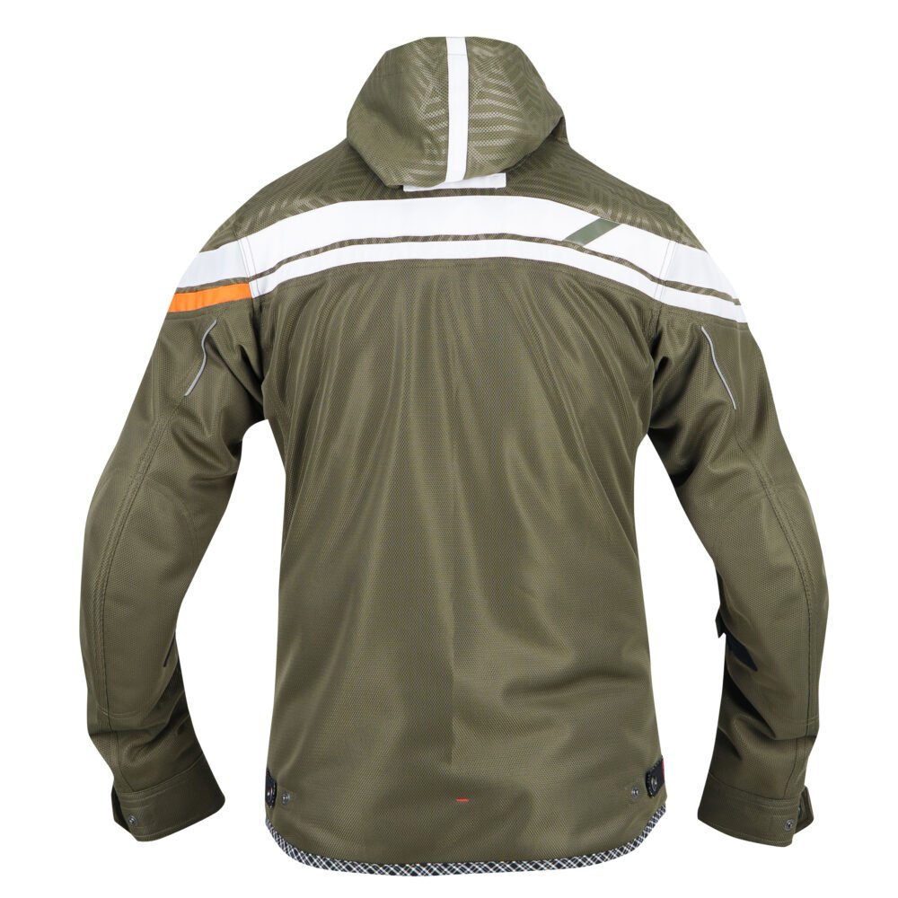 Alternative view of Kushitani K 2455 Full Mesh Parka Olive Jacket