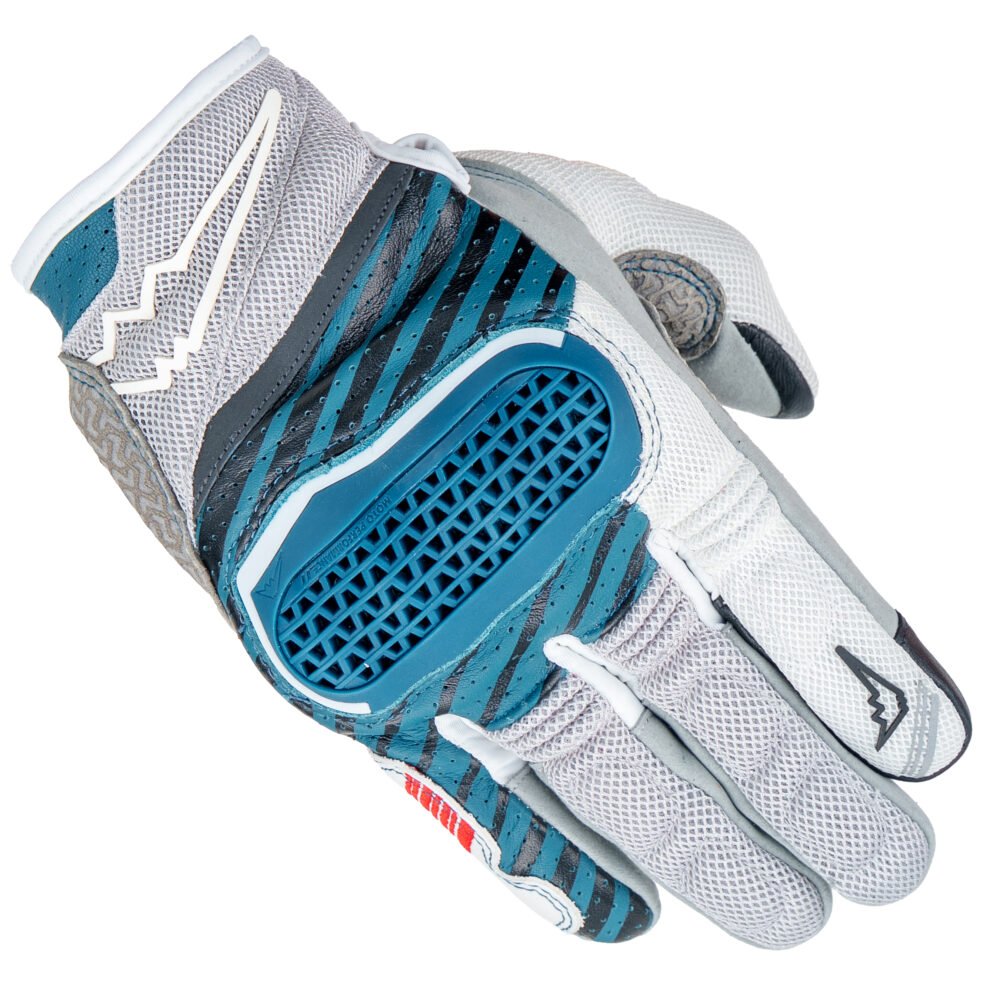 Kushitani K 5386 Inventive Mesh Blue White Gloves