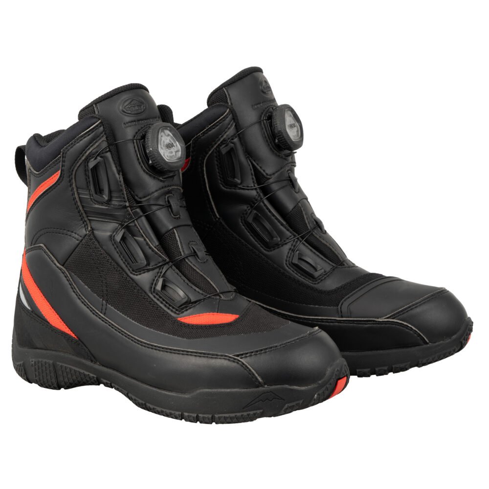 Kushitani K 6308 Adone Black Red Shoes