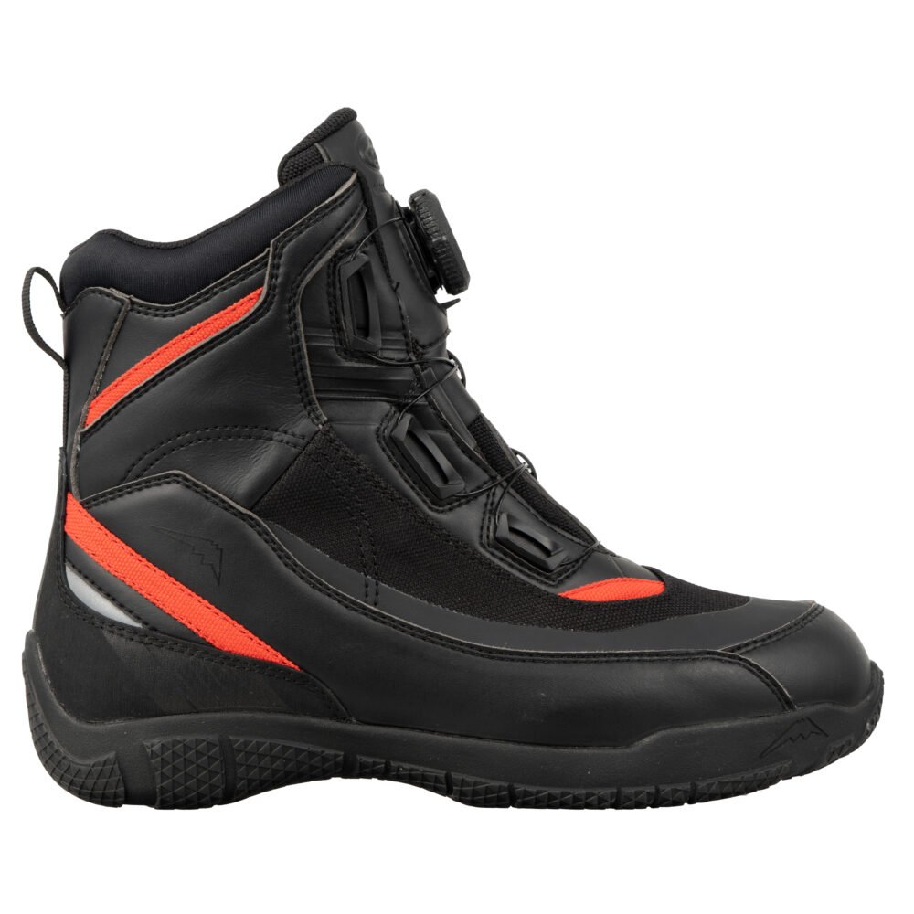 Kushitani K 6308 Adone Black Red Shoes - Image 3