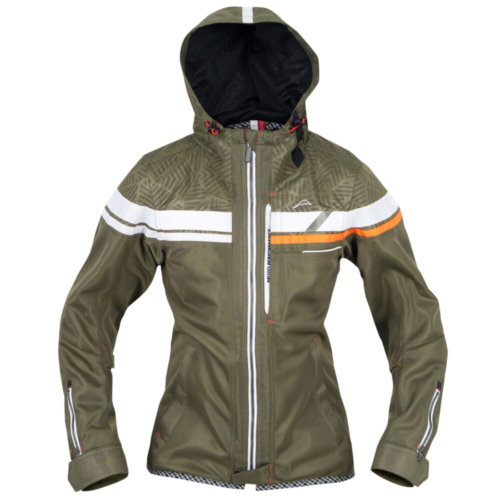 Kushitani KL 2455 Full Mesh Parka Ladies Olive Jacket