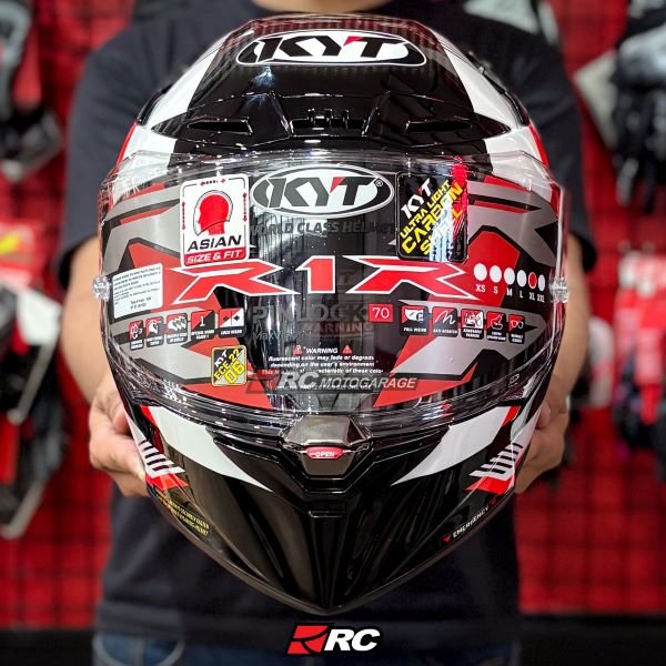 KYT R1R Carbon Zone Red - Image 9