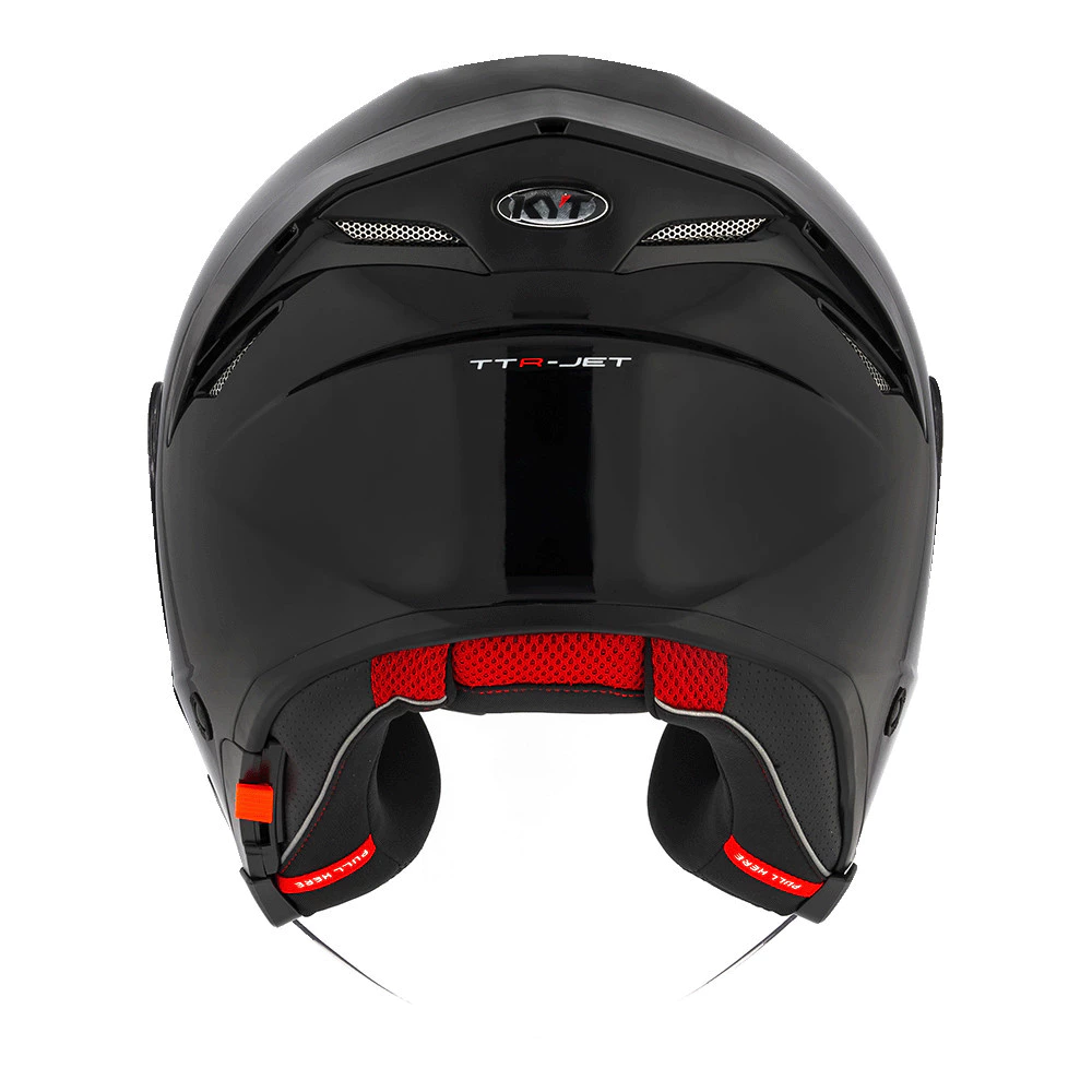 Alternative view of KYT TTR Jet Black Gloss
