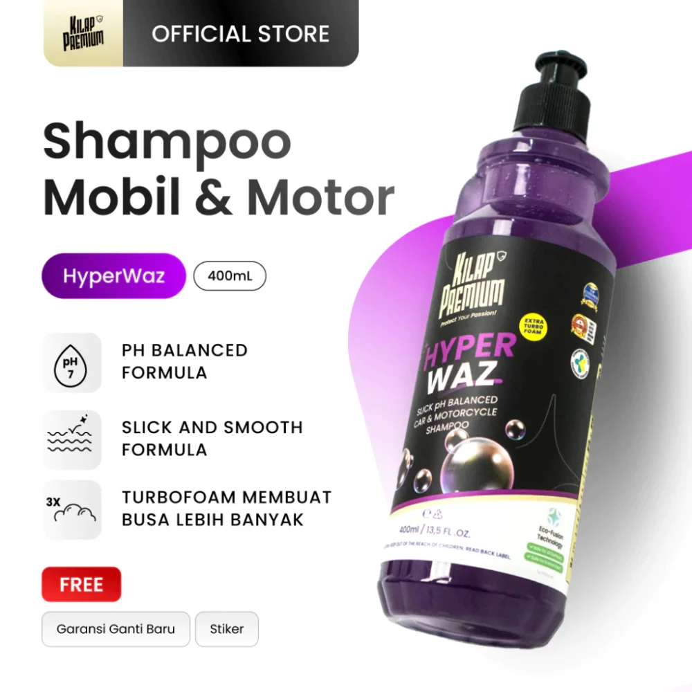 Kilap Premium Hyperwaz Shampoo Cleansing Product