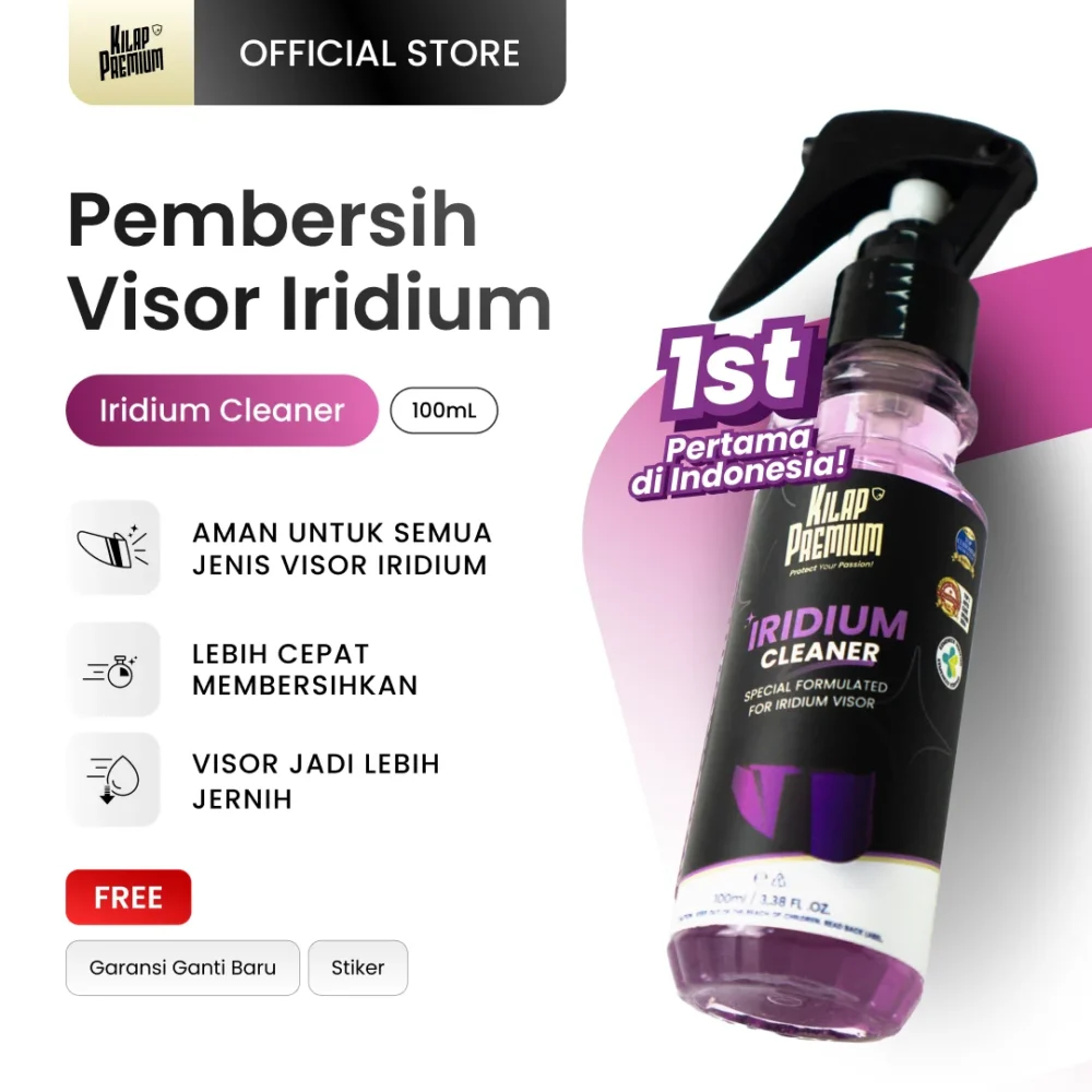 Kilap Premium Iridium Cleaner Visor Cleaner