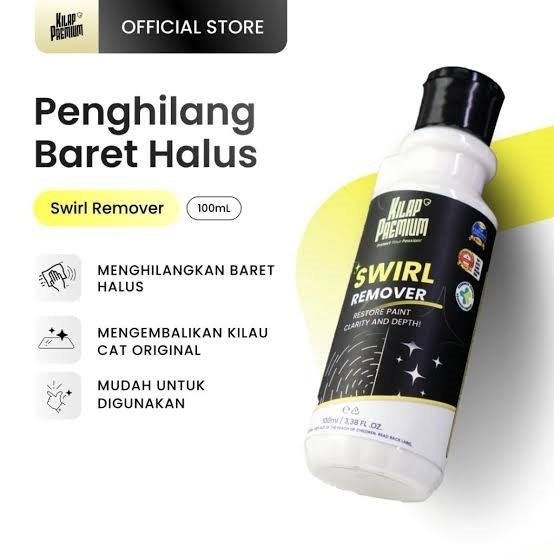 Kilap Premium Swirl Remover Visor Cleaner