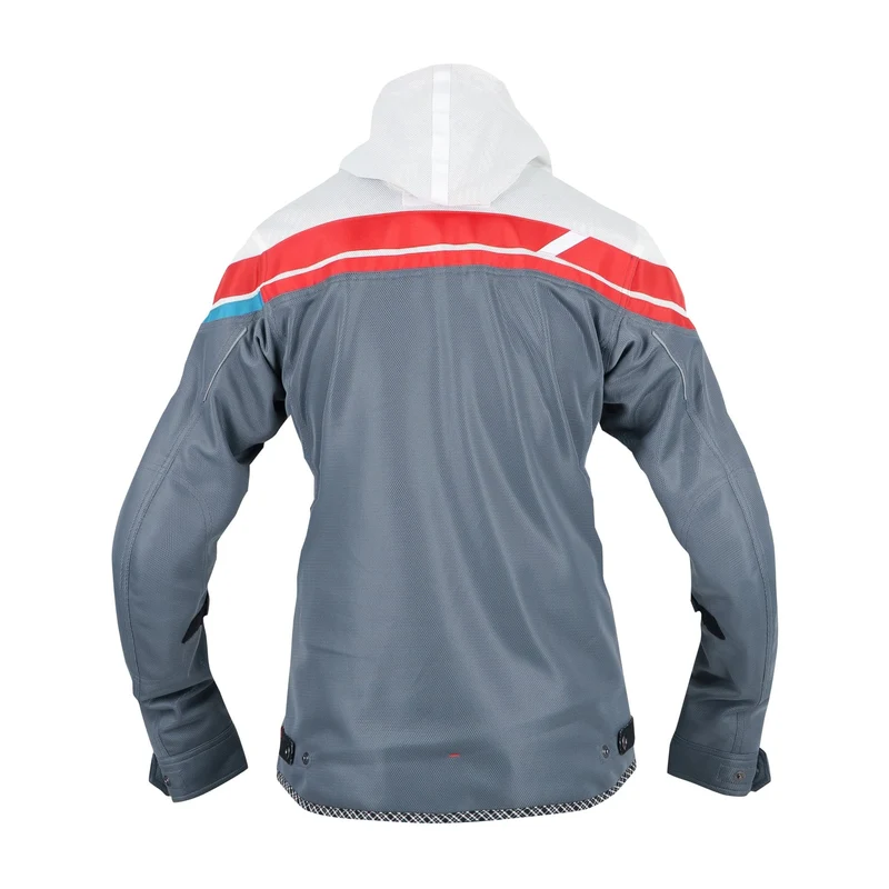Alternative view of Kushitani KL 2455 Full Mesh Parka Ladies White Grey Jacket