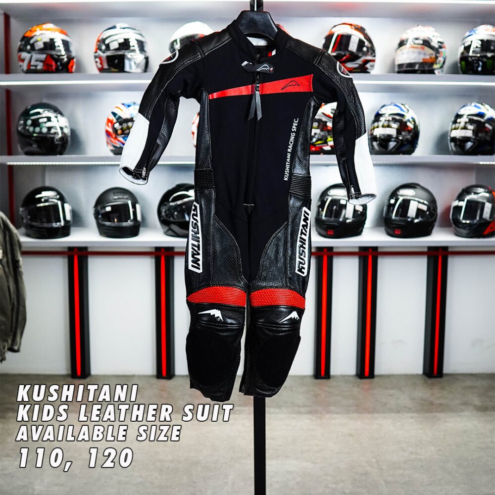 Kushitani K-0083XX Kids Suit Black Red Jacket