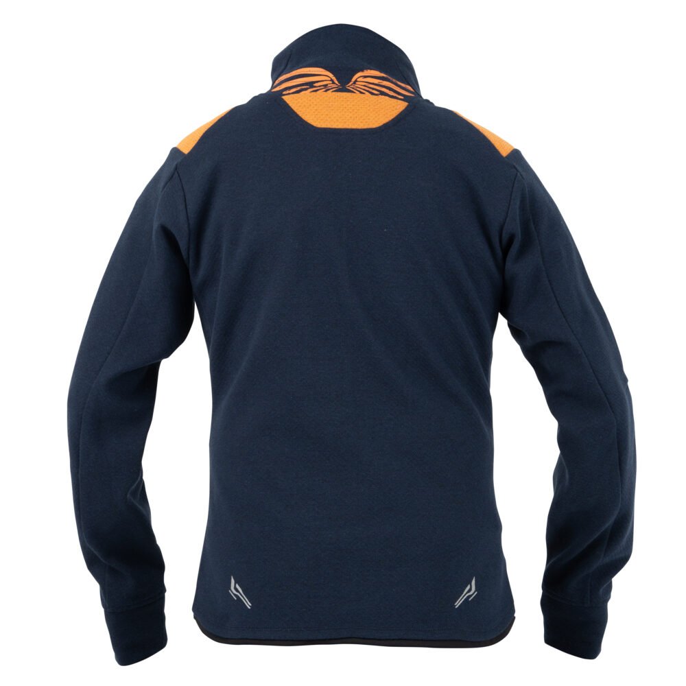 Kushitani K 1357 Arcana Track Navy Orange Jacket - Image 3