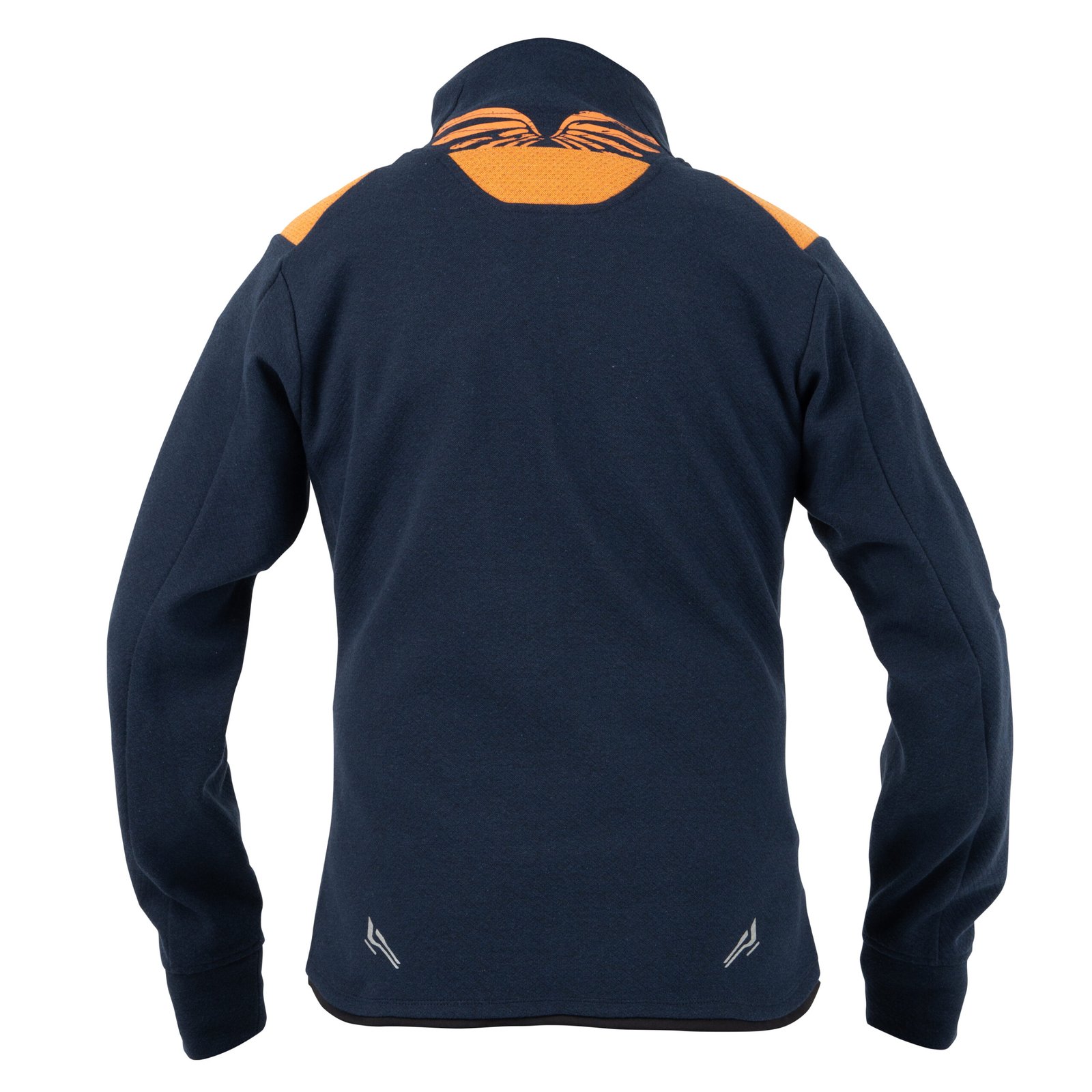 Kushitani K 1357 Arcana Track Navy Orange Jacket - Image 3
