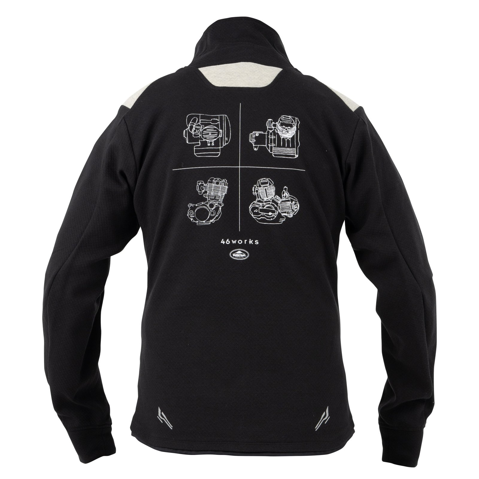 Kushitani K 1357W 46works Arcana Track Black Jacket - Image 2