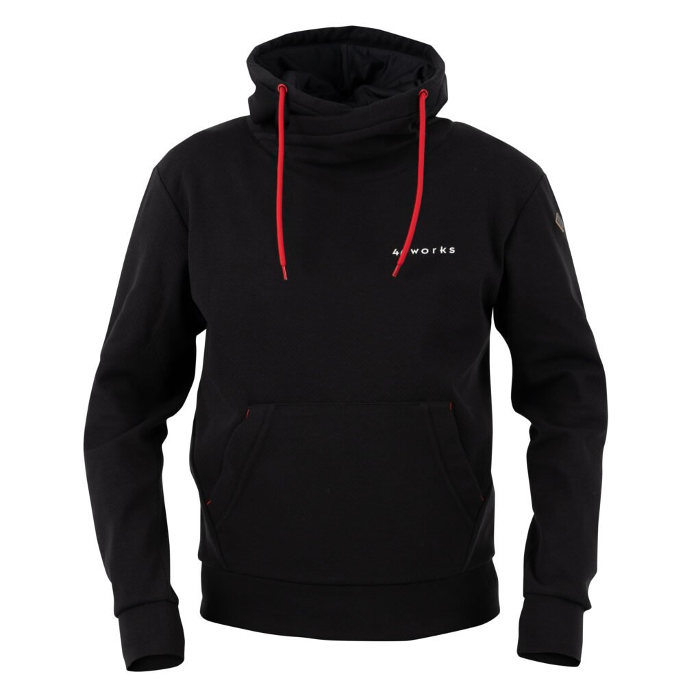 Kushitani K 1358W 46works Pull Up Parka Black Jacket