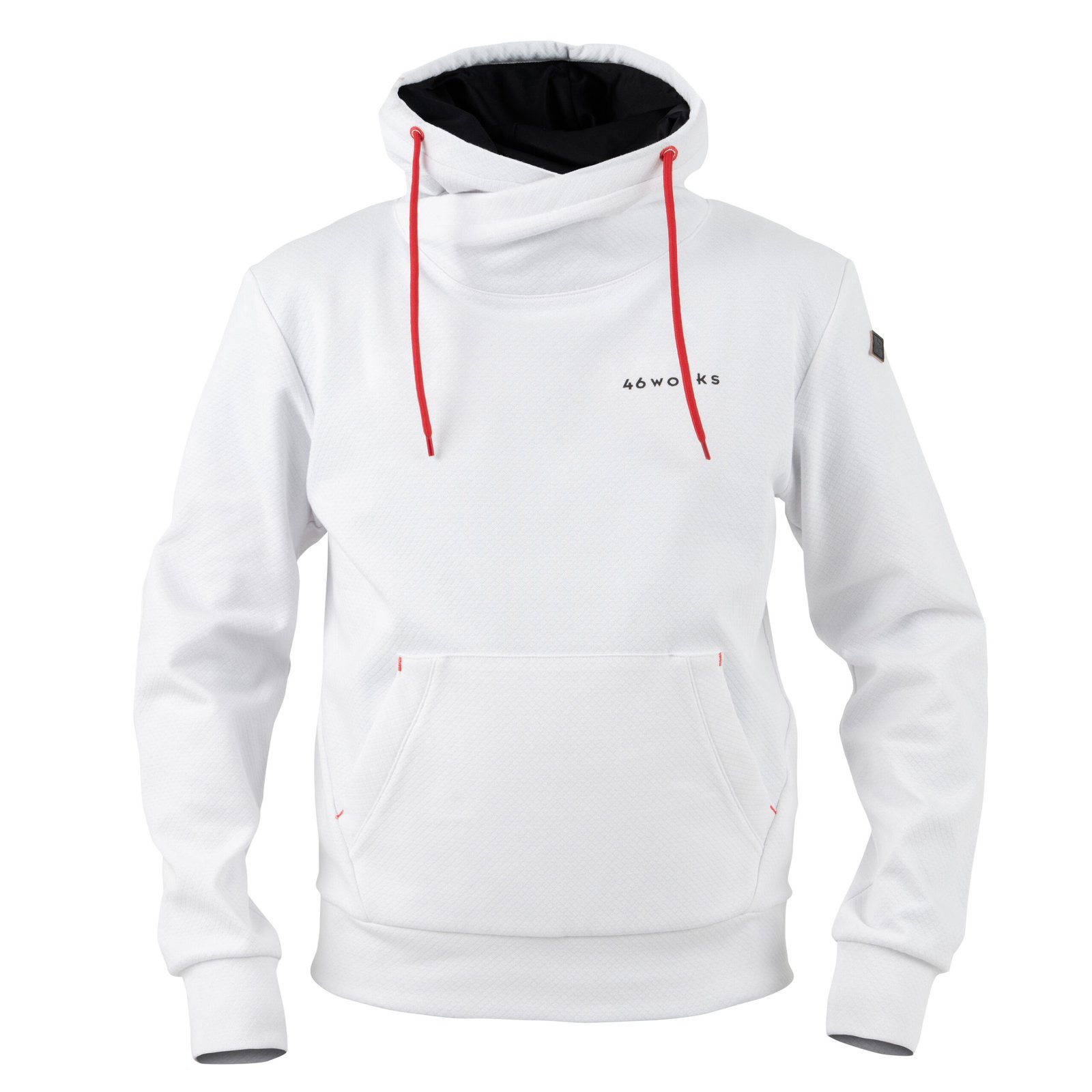 Kushitani K 1358W 46works Pull Up Parka White Jacket