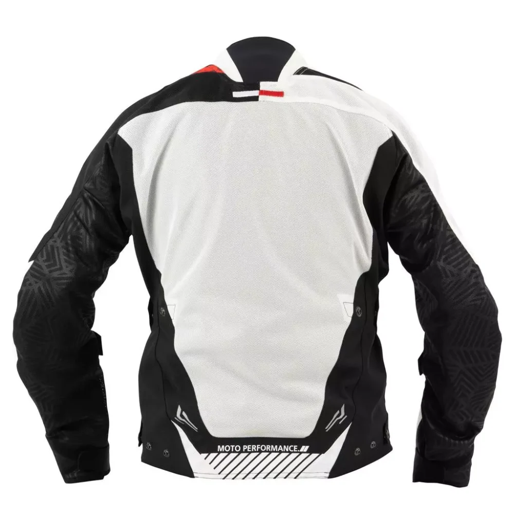 Kushitani K 2438 Air Contend White Jacket - Image 3